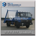 2 axles DF 4X2 swing arm garbage truck for sale
